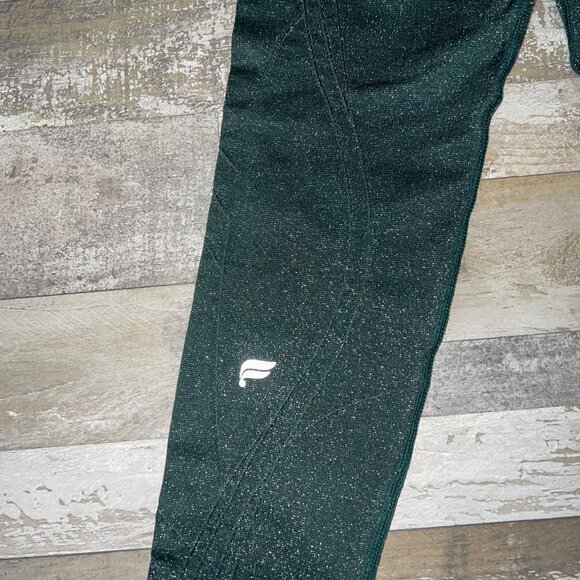 NWT Fabletics Seamless High-Waisted Legging Everpine Sparkle Size M - Picture 8 of 9